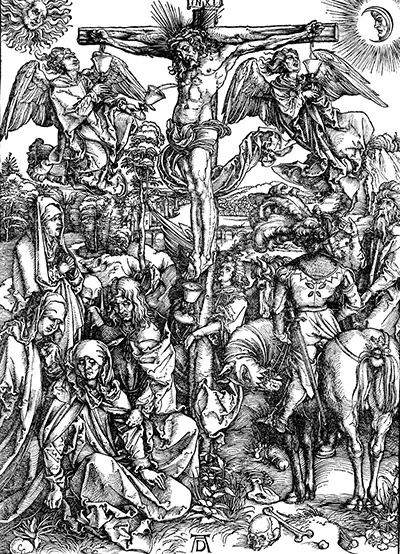 Die Kreuzigung (The Crucifixion, Holzschnitt) Albrecht Durer